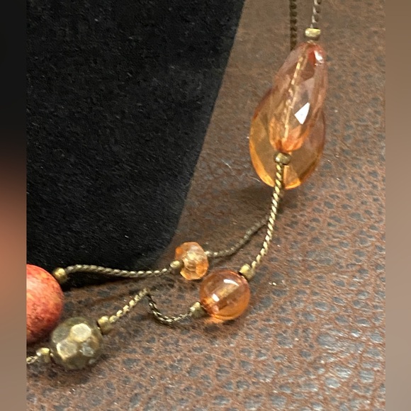 Autumn Jewelry Lot 3 necklaces with great fall colors - Picture 5 of 15